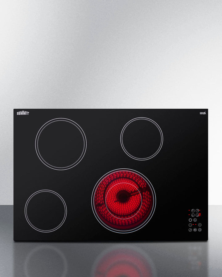 Summit - 30" Wide 208-240V 4-Burner Radiant Cooktop Summit - 30" Wide 208-240V 4-Burner Radiant Cooktop