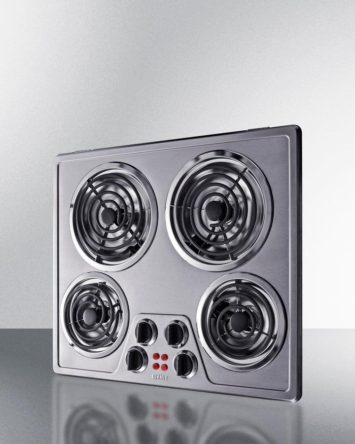 Summit - 24" Wide 240V 4-Burner Coil Cooktop Summit - 24" Wide 240V 4-Burner Coil Cooktop