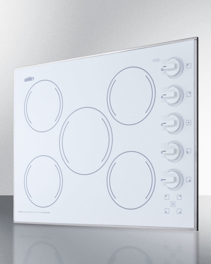 Summit - 27" Wide 230V 5-Burner Radiant Cooktop Summit - 27" Wide 230V 5-Burner Radiant Cooktop