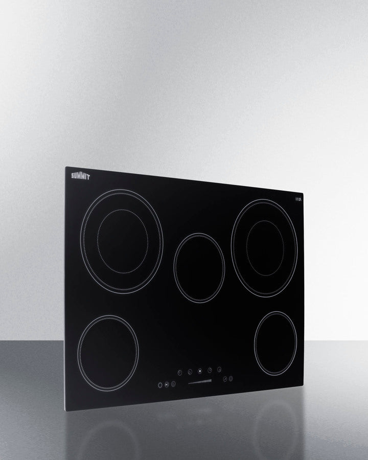 Summit - 30" Wide 208-240V 5-Burner Radiant Cooktop Summit - 30" Wide 208-240V 5-Burner Radiant Cooktop