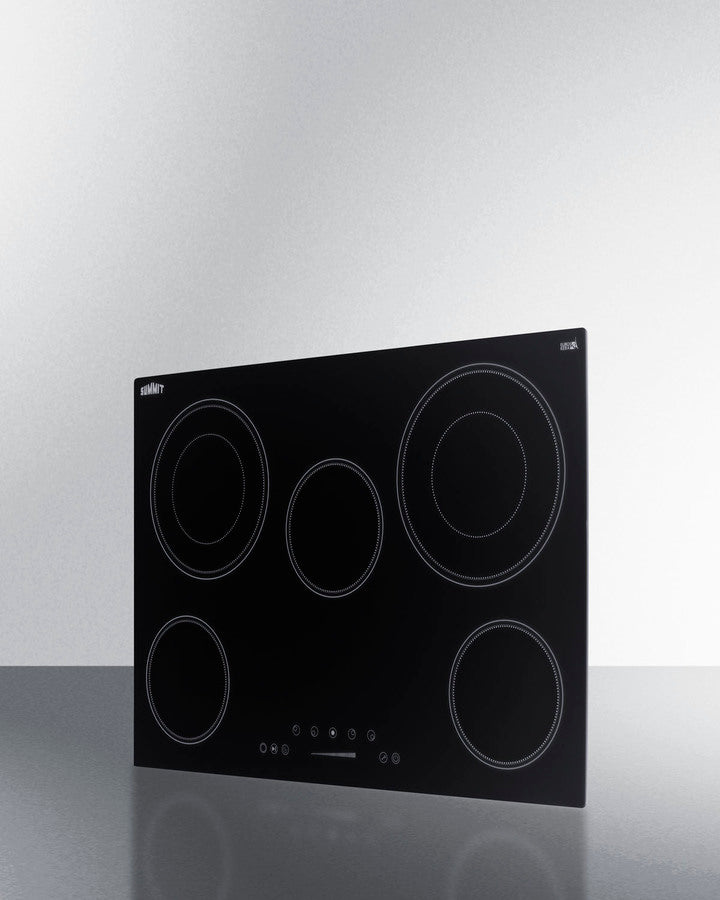 Summit - 30" Wide 208-240V 5-Burner Radiant Cooktop Summit - 30" Wide 208-240V 5-Burner Radiant Cooktop