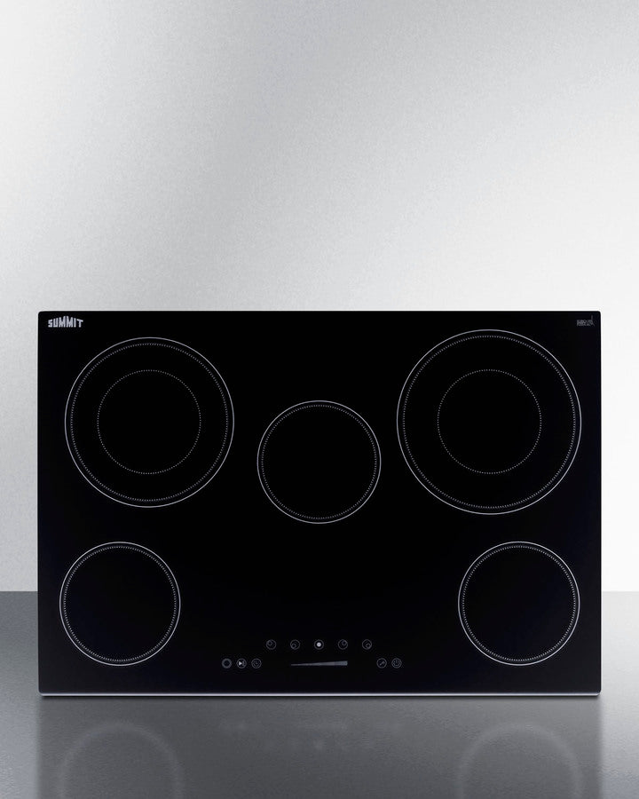 Summit - 30" Wide 208-240V 5-Burner Radiant Cooktop Summit - 30" Wide 208-240V 5-Burner Radiant Cooktop