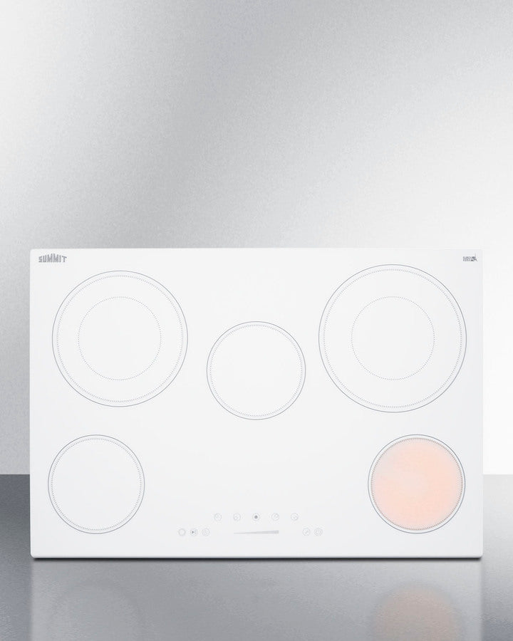 Summit - 30" Wide 208-240V 5-Burner Radiant Cooktop Summit - 30" Wide 208-240V 5-Burner Radiant Cooktop