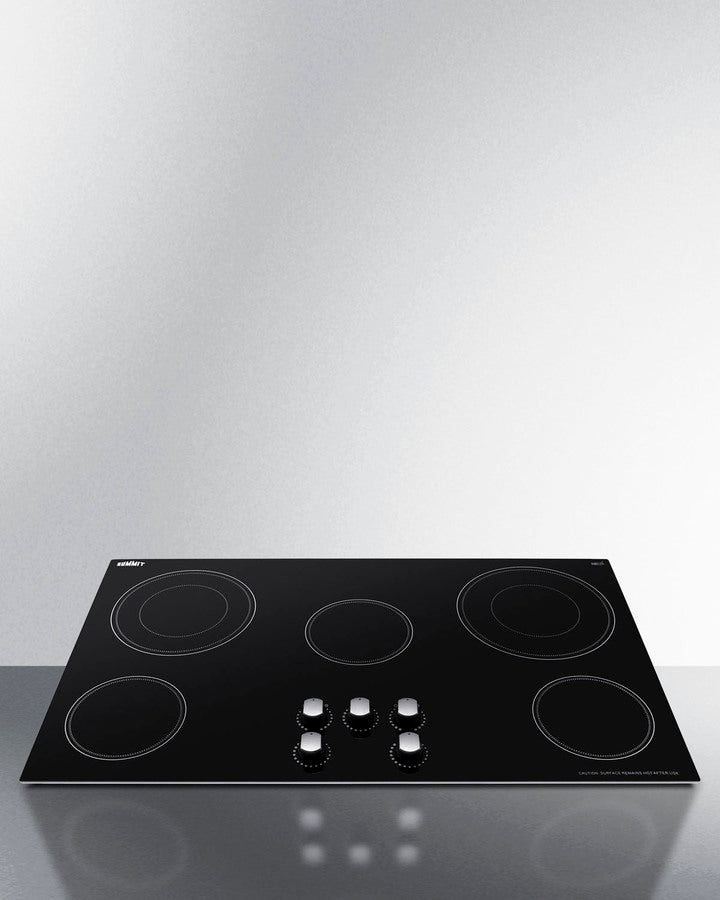 Summit - 36" Wide 208-240V 5-Burner Radiant Cooktop Summit - 36" Wide 208-240V 5-Burner Radiant Cooktop