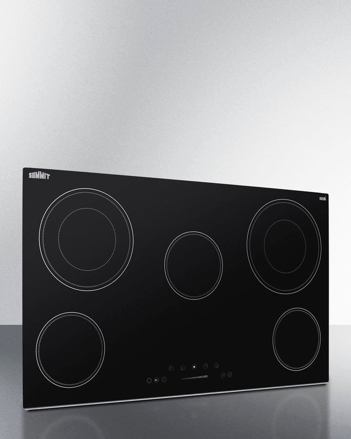 Summit - 36" Wide 208-240V 5-Burner Radiant Cooktop Summit - 36" Wide 208-240V 5-Burner Radiant Cooktop