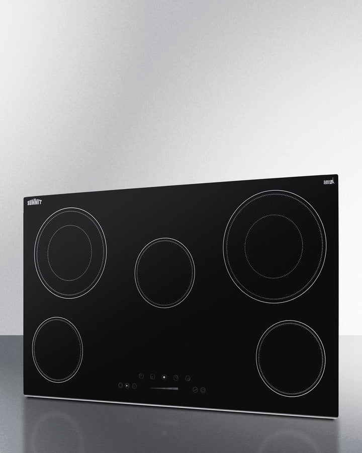 Summit - 36" Wide 208-240V 5-Burner Radiant Cooktop Summit - 36" Wide 208-240V 5-Burner Radiant Cooktop