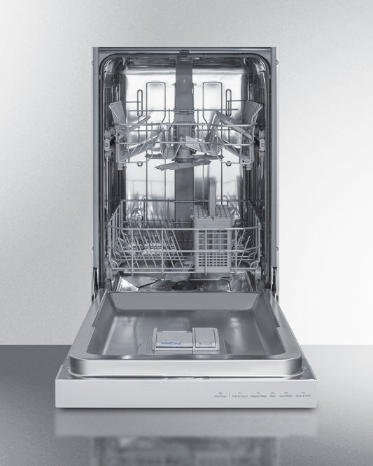 Summit - 18" Wide Built-In Dishwasher, ADA Compliant