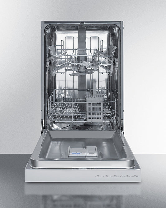 Summit - 18" Wide Built-In Dishwasher