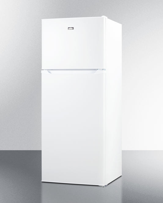 Summit - 24" Wide Top Mount Refrigerator-Freezer With Icemaker