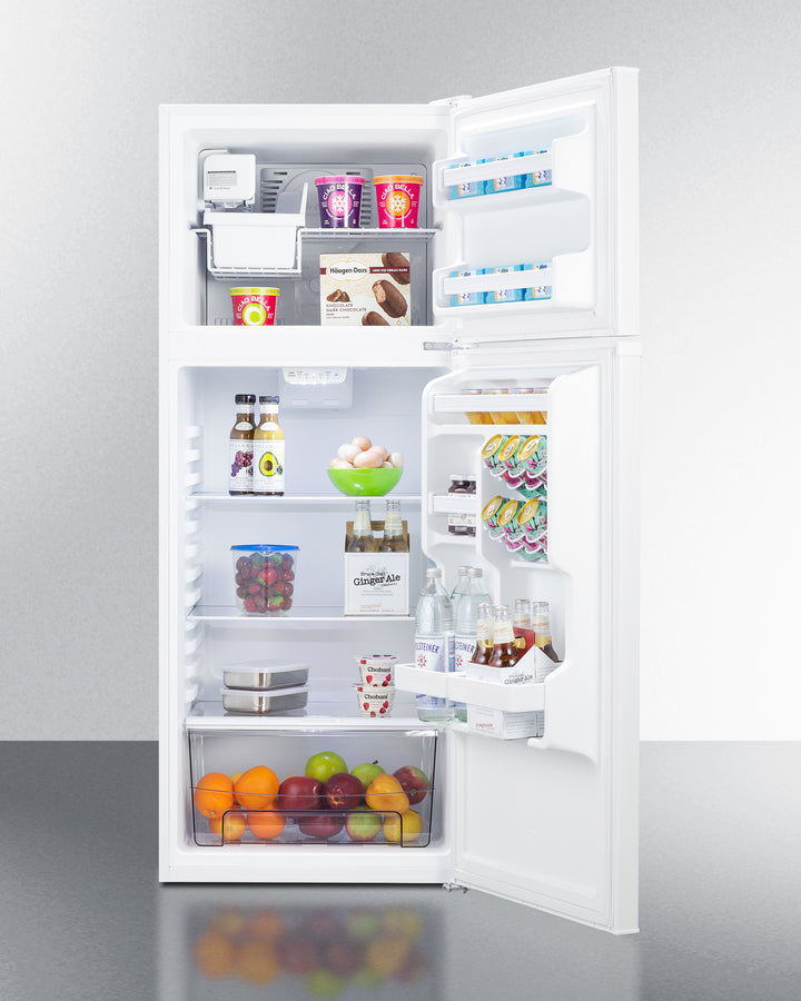 Summit - 24" Wide Top Mount Refrigerator-Freezer With Icemaker Summit - 24" Wide Top Mount Refrigerator-Freezer With Icemaker