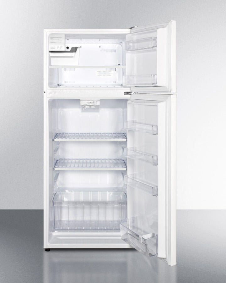Summit - 24" Wide Top Mount Refrigerator-Freezer With Icemaker | FF1118WIM Summit - 24" Wide Top Mount Refrigerator-Freezer With Icemaker | FF1118WIM