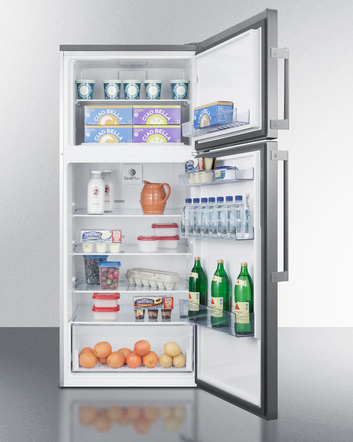 Summit - 28" Wide Top Mount Refrigerator-Freezer | FF1511SS Summit - 28" Wide Top Mount Refrigerator-Freezer | FF1511SS