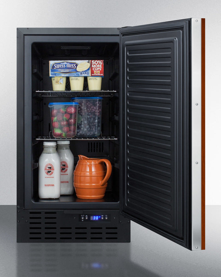 Summit - 18" Wide Built-In All-Refrigerator (Panel Not Included) Summit - 18" Wide Built-In All-Refrigerator (Panel Not Included)