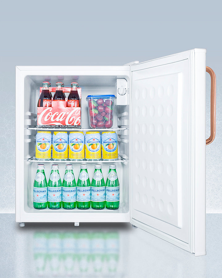 Accucold - Compact All-refrigerator With Antimicrobial Pure Copper Handle Accucold - Compact All-refrigerator With Antimicrobial Pure Copper Handle