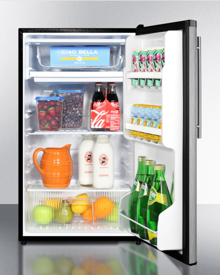 Summit - 19" Wide Refrigerator-Freezer, ADA Compliant | FF433ESSSHVADA Summit - 19" Wide Refrigerator-Freezer, ADA Compliant | FF433ESSSHVADA