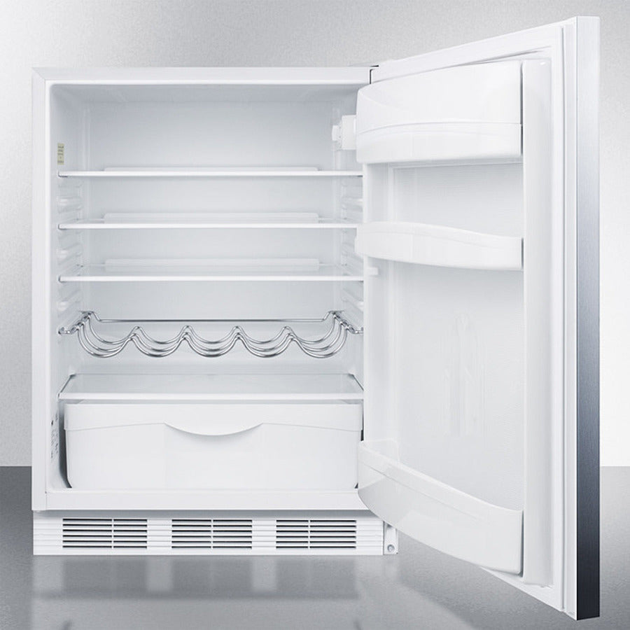 Summit - 24" Wide Built-In All-Refrigerator | FF61WBISSHH Summit - 24" Wide Built-In All-Refrigerator | FF61WBISSHH