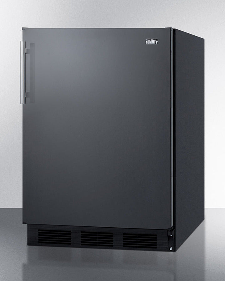 Summit - 24" Wide Built-In All-Refrigerator, ADA Compliant | FF63BKBIADA Summit - 24" Wide Built-In All-Refrigerator, ADA Compliant | FF63BKBIADA