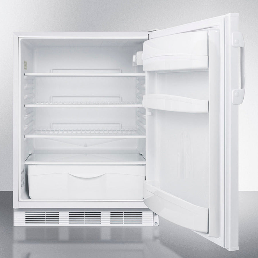 Summit - 24" Wide Built-In All-Refrigerator, ADA Compliant | FF6LWBI7ADA Summit - 24" Wide Built-In All-Refrigerator, ADA Compliant | FF6LWBI7ADA