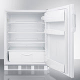 Summit - 24" Wide Built-In All-Refrigerator, ADA Compliant | FF6LWBI7ADA Summit - 24" Wide Built-In All-Refrigerator, ADA Compliant | FF6LWBI7ADA