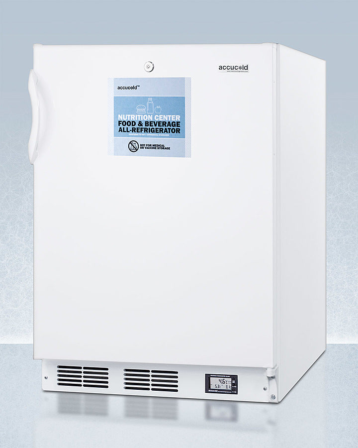 Accucold - 24" Wide Built-In All-Refrigerator, ADA Compliant Accucold - 24" Wide Built-In All-Refrigerator, ADA Compliant