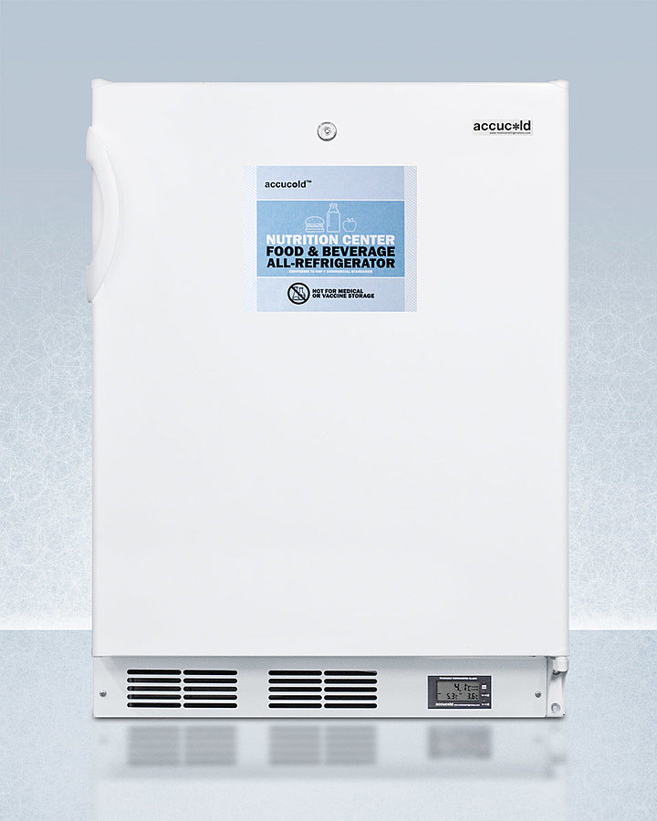 Accucold - 24" Wide Built-In All-Refrigerator, ADA Compliant Accucold - 24" Wide Built-In All-Refrigerator, ADA Compliant