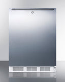Summit - 24" Wide Built-In All-Refrigerator, ADA Compliant | FF6LWBI7SSHHADA Summit - 24" Wide Built-In All-Refrigerator, ADA Compliant | FF6LWBI7SSHHADA