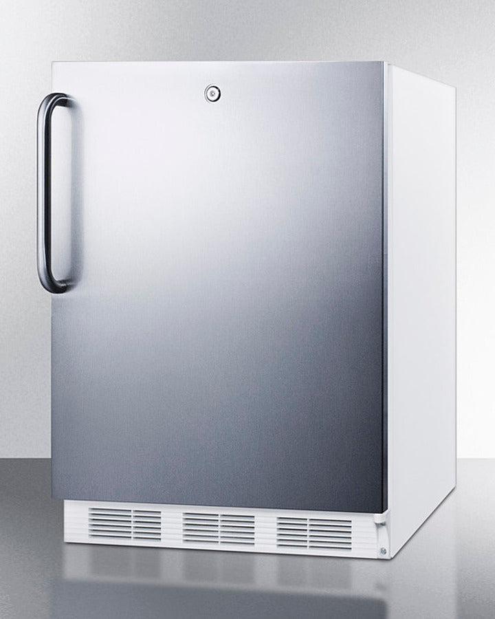 Summit - 24" Wide Built-In All-Refrigerator, ADA Compliant | FF6LWBI7SSTBADA Summit - 24" Wide Built-In All-Refrigerator, ADA Compliant | FF6LWBI7SSTBADA