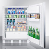 Summit - 24" Wide Built-In All-Refrigerator, ADA Compliant | FF6LWBI7SSHHADA Summit - 24" Wide Built-In All-Refrigerator, ADA Compliant | FF6LWBI7SSHHADA