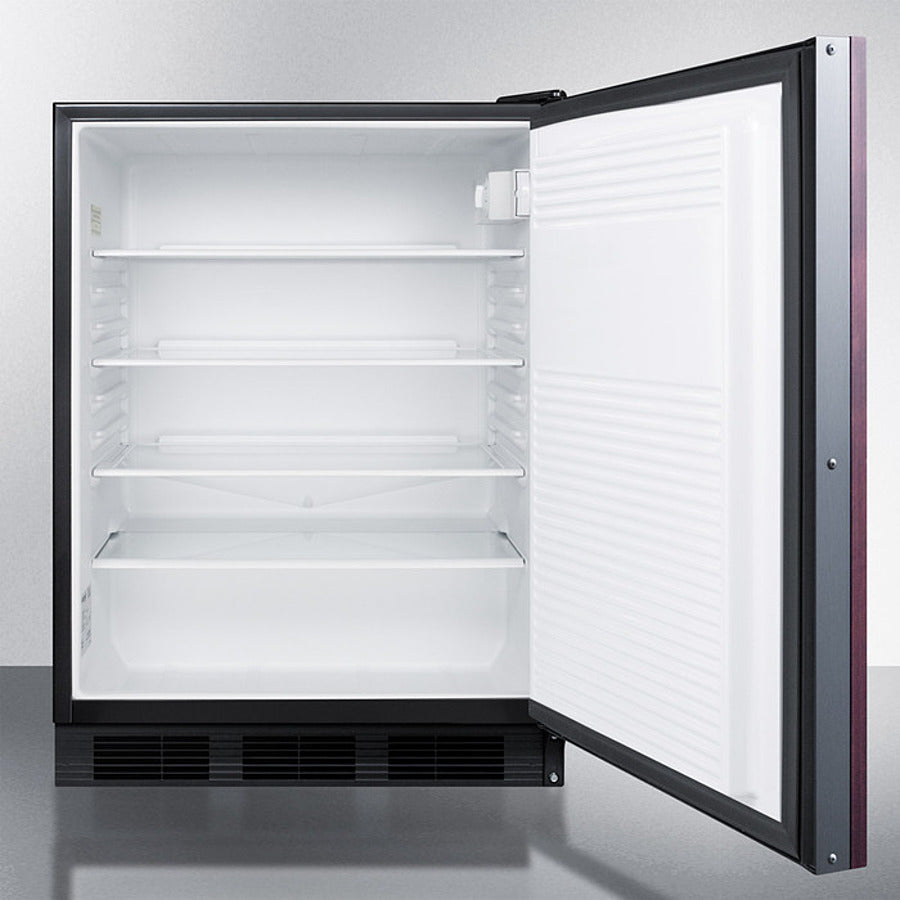Summit - 24" Wide Built-In All-Refrigerator, ADA Compliant | FF7BKBIIFADA Summit - 24" Wide Built-In All-Refrigerator, ADA Compliant | FF7BKBIIFADA