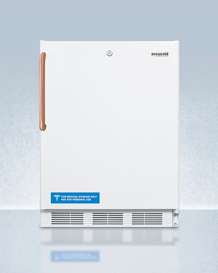 Accucold - 24" Wide Built-In All-Refrigerator with Antimicrobial Pure Copper Handle, ADA Compliant Accucold - 24" Wide Built-In All-Refrigerator with Antimicrobial Pure Copper Handle, ADA Compliant