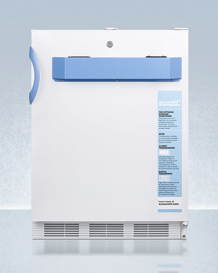 Accucold - 24" Wide Built-In All-Refrigerator, ADA Compliant Accucold - 24" Wide Built-In All-Refrigerator, ADA Compliant
