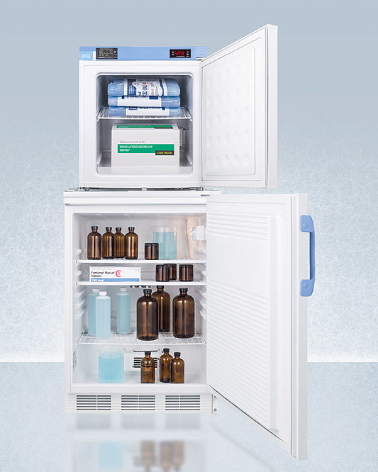 Accucold - 24" Wide All-Refrigerator/All-Freezer Combination