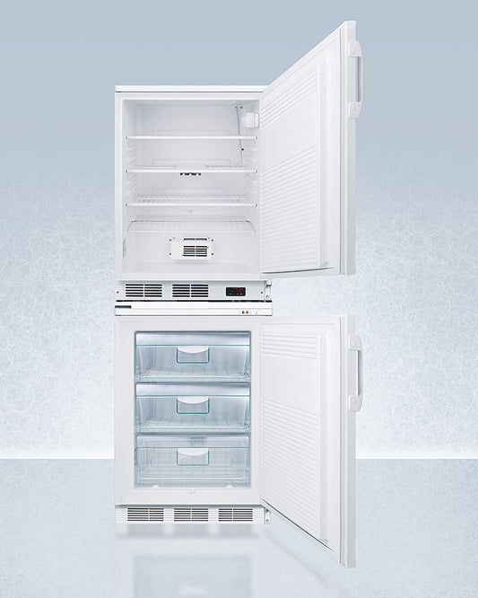 Accucold - 24" Wide All-Refrigerator/All-Freezer Combination
