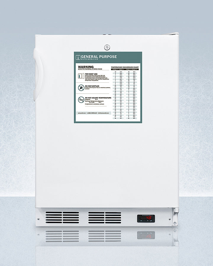 Accucold - 24" Wide Built-In All-Refrigerator, ADA Compliant Accucold - 24" Wide Built-In All-Refrigerator, ADA Compliant