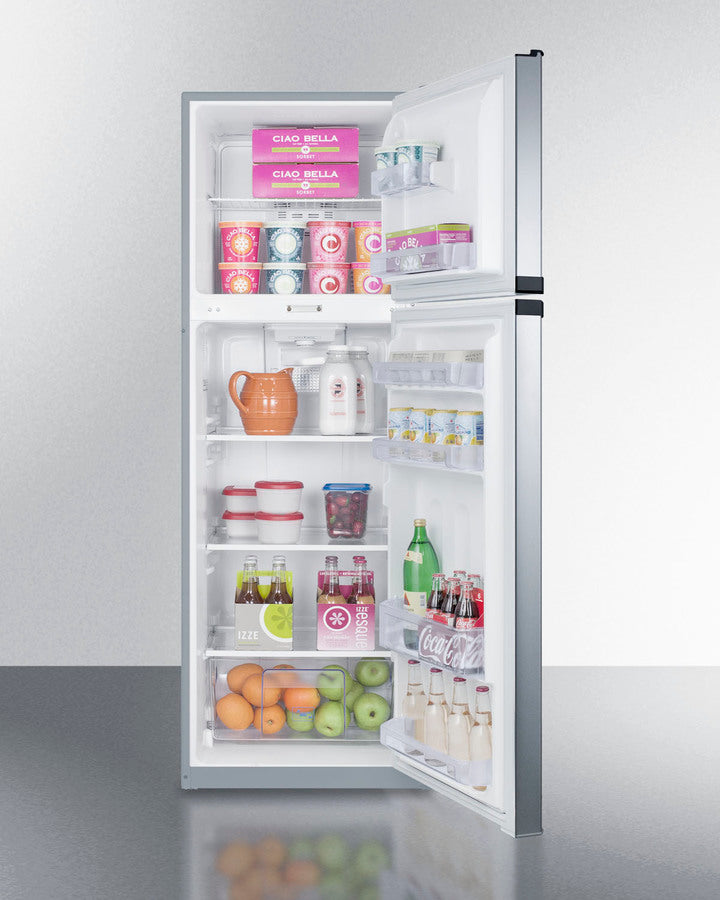 Summit - 22" Wide Top Mount Refrigerator-Freezer | FF948SSLLF2 Summit - 22" Wide Top Mount Refrigerator-Freezer | FF948SSLLF2