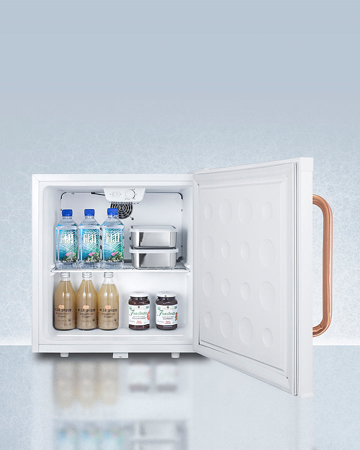 Accucold - Compact All-Refrigerator with Antimicrobial Pure Copper Handle Accucold - Compact All-Refrigerator with Antimicrobial Pure Copper Handle