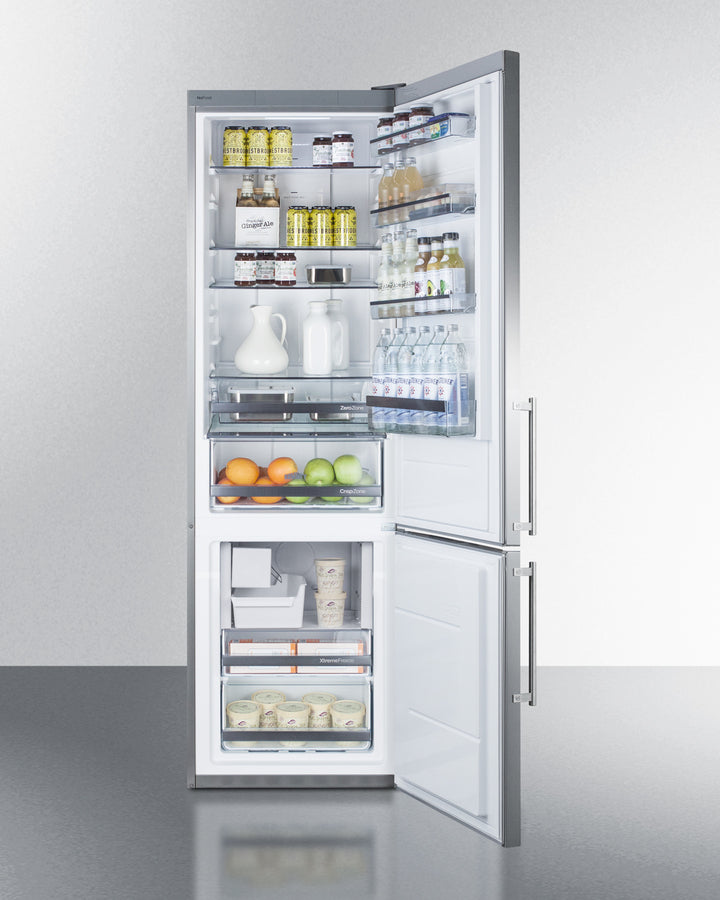 Summit - 24" Wide Built-In Bottom Freezer Refrigerator With Icemaker | FFBF181ESBIIM Summit - 24" Wide Built-In Bottom Freezer Refrigerator With Icemaker | FFBF181ESBIIM