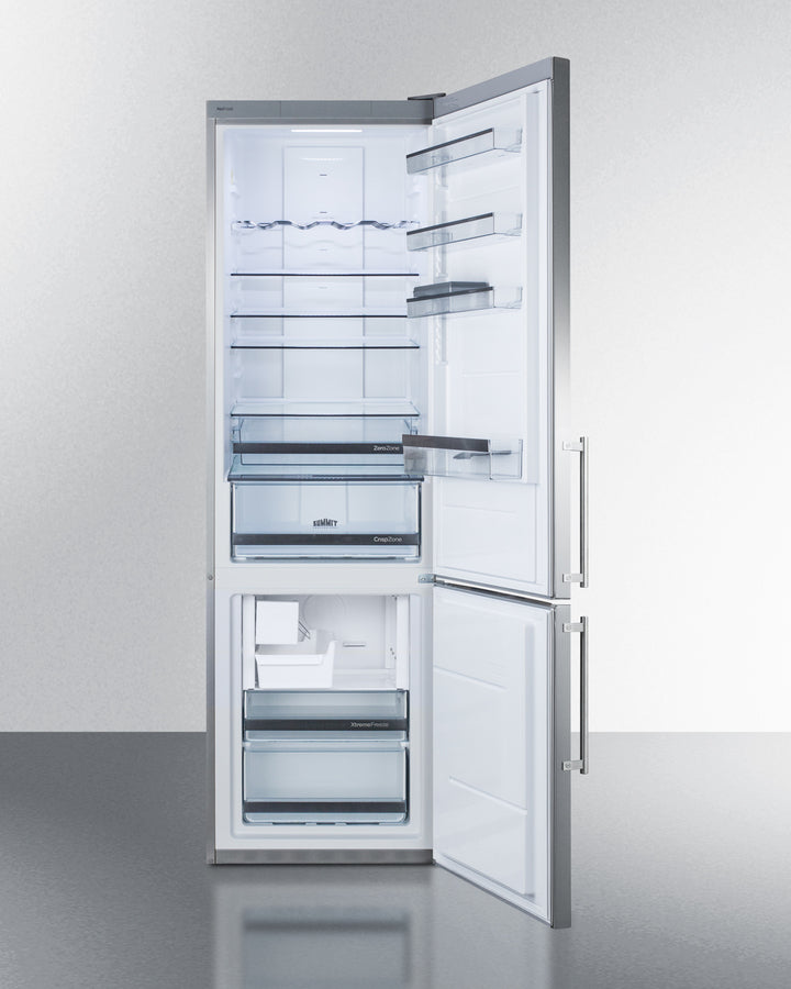Summit - 24" Wide Built-In Bottom Freezer Refrigerator With Icemaker | FFBF181ESBIIM Summit - 24" Wide Built-In Bottom Freezer Refrigerator With Icemaker | FFBF181ESBIIM