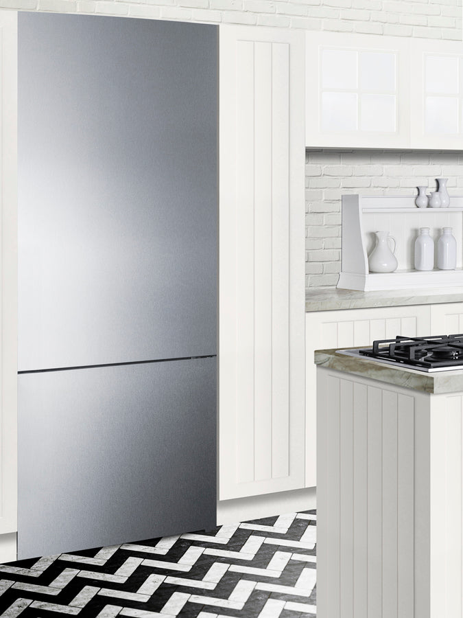 Summit - 28" Wide Built-In Bottom Freezer Refrigerator With Icemaker | FFBF279SSBIIM Summit - 28" Wide Built-In Bottom Freezer Refrigerator With Icemaker | FFBF279SSBIIM