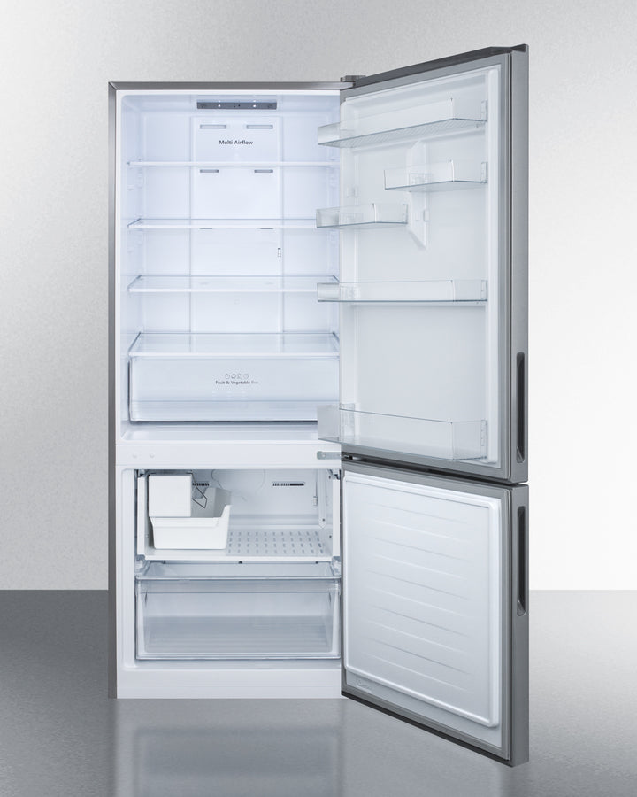 Summit - 28" Wide Built-In Bottom Freezer Refrigerator With Icemaker | FFBF279SSBIIM Summit - 28" Wide Built-In Bottom Freezer Refrigerator With Icemaker | FFBF279SSBIIM