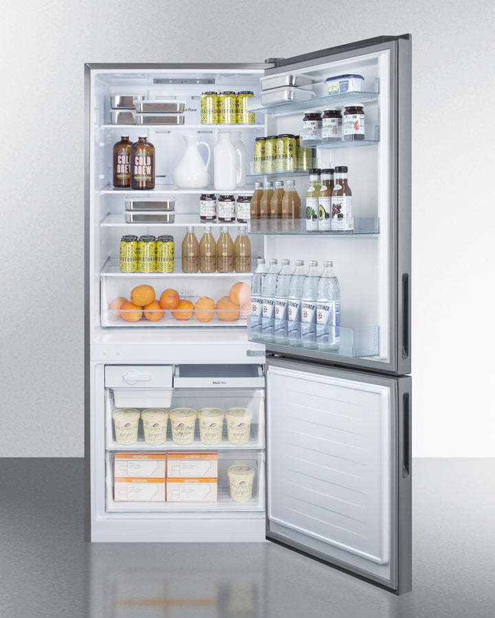 Summit - 28" Wide Bottom Freezer Refrigerator | FFBF279SS Summit - 28" Wide Bottom Freezer Refrigerator | FFBF279SS