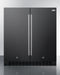 Summit - 30" Wide Built-In Refrigerator-Freezer