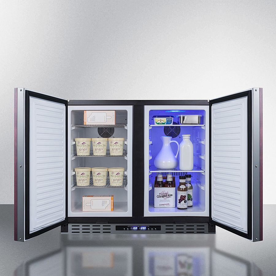 Summit - 36" Wide Built-In Refrigerator-Freezer, ADA Compliant Summit - 36" Wide Built-In Refrigerator-Freezer, ADA Compliant
