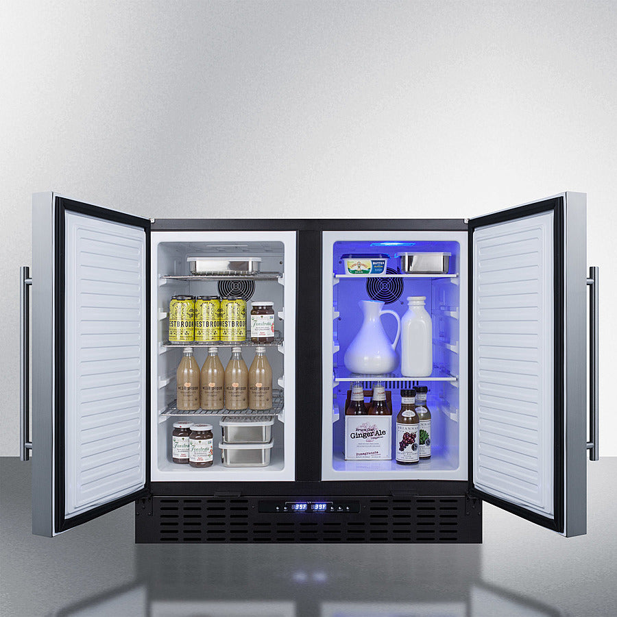 Summit - 36" Wide Built-In Refrigerator-Freezer Summit - 36" Wide Built-In Refrigerator-Freezer