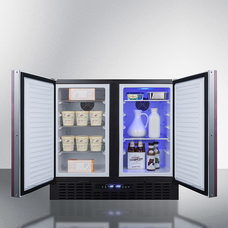 Summit - 36" Wide Built-In Refrigerator-Freezer Summit - 36" Wide Built-In Refrigerator-Freezer