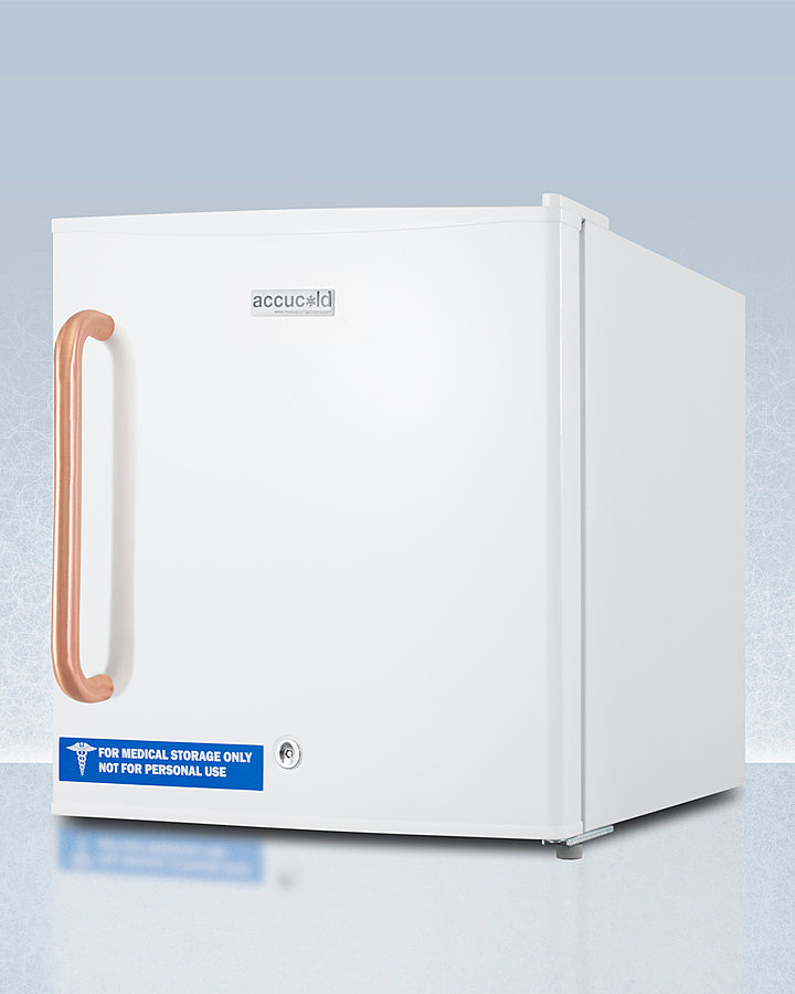 Accucold - Compact All-Freezer with Antimicrobial Pure Copper Handle Accucold - Compact All-Freezer with Antimicrobial Pure Copper Handle