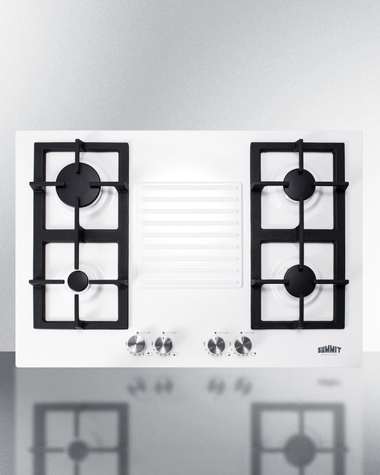Summit - 30" Wide 4-Burner Gas Cooktop