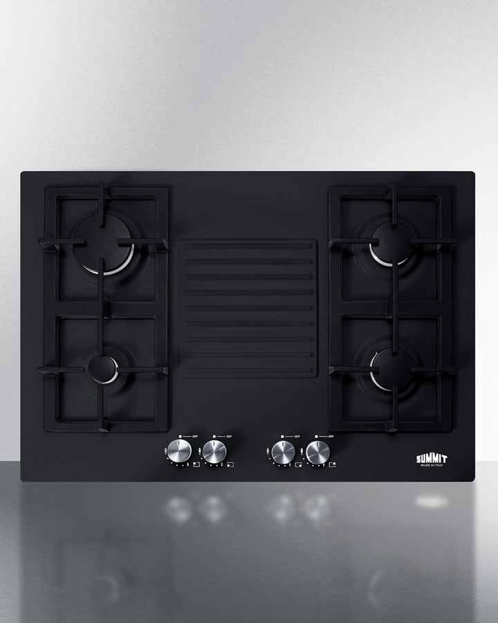 Summit - 30" Wide 4-Burner Gas Cooktop Summit - 30" Wide 4-Burner Gas Cooktop