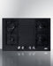 Summit - 30" Wide 4-Burner Gas Cooktop