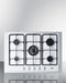 Summit - 30" Wide 5-Burner Gas Cooktop